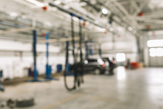 Vehicle inside the Air-Con and Auto Electrix workshop